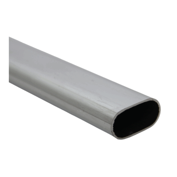 BARRA CLÓSET OVALADA CROMADA