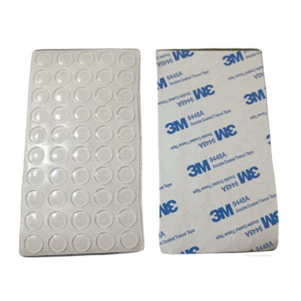 TOPE DE GOMA ADHESIVO TRANSPARENTE