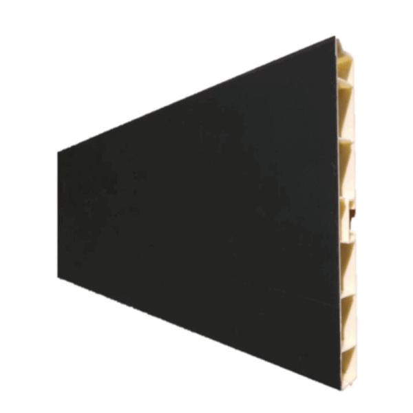 ZÓCALO PVC COLOR NEGRO